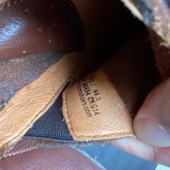 BORN BLAST III MEN'S BROWN LEATHER SLIP ON LOAFER COMFORT SHOES SIZE 10.5 - Picture 12 of 14